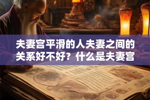 夫妻宫平滑的人夫妻之间的关系好不好？什么是夫妻宫？