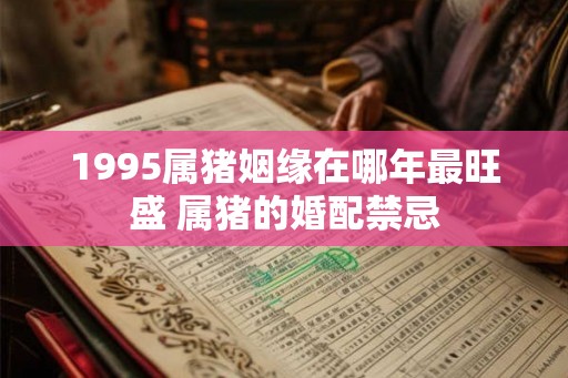 1995属猪姻缘在哪年最旺盛 属猪的婚配禁忌 1995属猪姻缘在哪年最旺盛 属猪的婚配禁忌