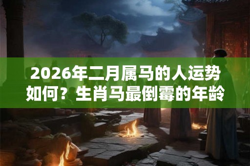 2026年二月属马的人运势如何？生肖马最倒霉的年龄
