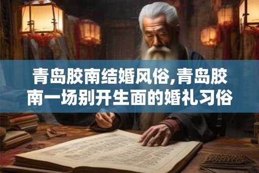 青岛胶南结婚风俗,青岛胶南一场别开生面的婚礼习俗之旅 青岛胶南结婚风俗,青岛胶南一场别开生面的婚礼习俗之旅