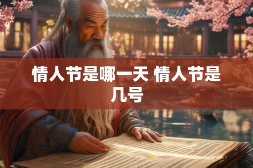 情人节是哪一天 情人节是几号