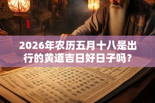 2026年农历五月十八是出行的黄道吉日好日子吗? 2026年农历五月十八是出行的黄道吉日好日子吗?