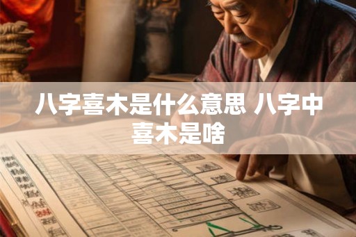 八字喜木是什么意思 八字中喜木是啥