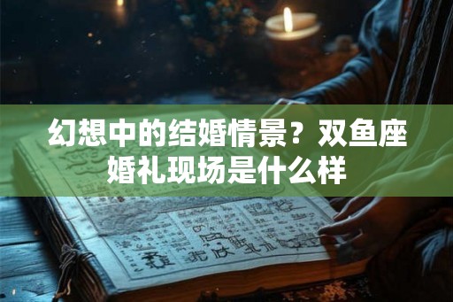 幻想中的结婚情景？双鱼座婚礼现场是什么样