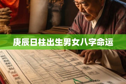 庚辰日柱出生男女八字命运