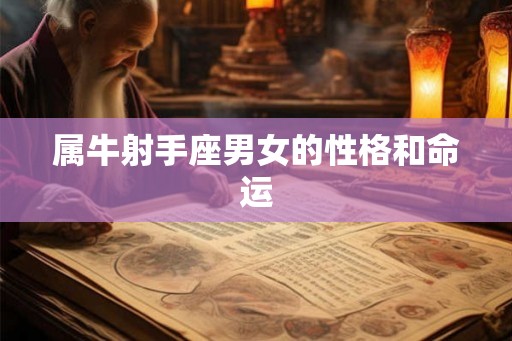 属牛射手座男女的性格和命运