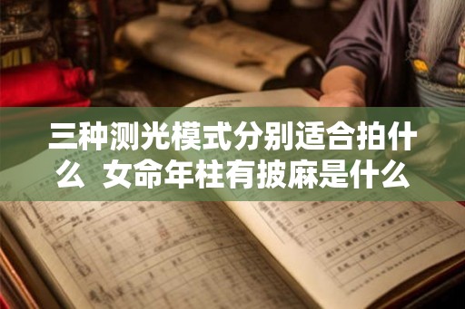 三种测光模式分别适合拍什么  女命年柱有披麻是什么意思