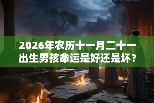 2026年农历十一月二十一出生男孩命运是好还是坏？