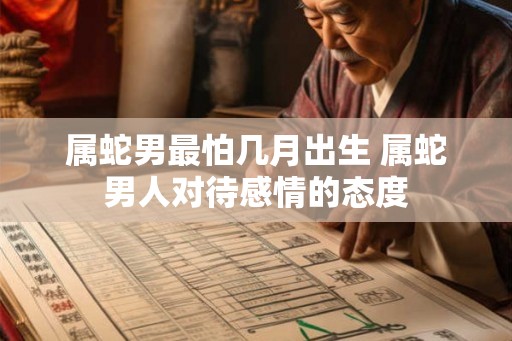 属蛇男最怕几月出生 属蛇男人对待感情的态度