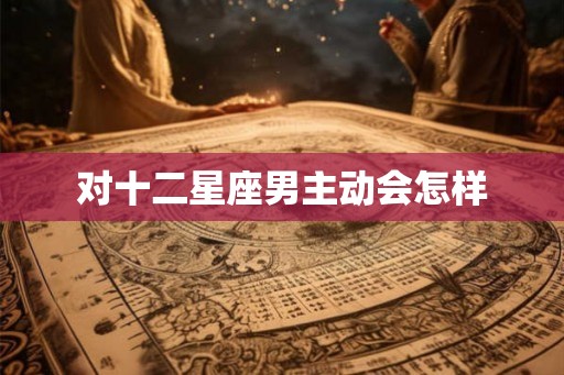 对十二星座男主动会怎样