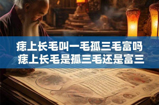 痣上长毛叫一毛孤三毛富吗 痣上长毛是孤三毛还是富三毛