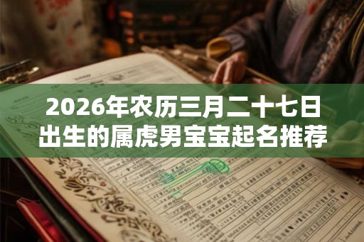 2026年农历三月二十七日出生的属虎男宝宝起名推荐，吉利有内涵的名字