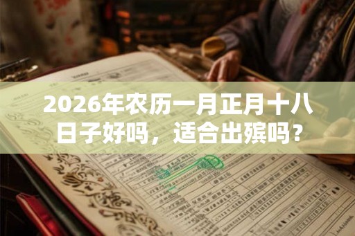2026年农历一月正月十八日子好吗，适合出殡吗？