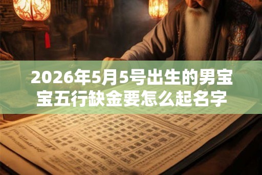 2026年5月5号出生的男宝宝五行缺金要怎么起名字 2026年5月5号出生的男宝宝五行缺金要怎么起名字