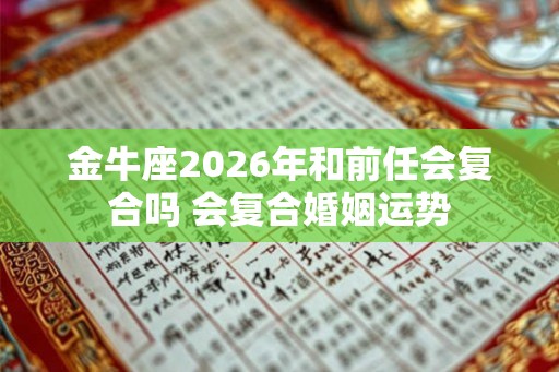 金牛座2026年和前任会复合吗 会复合婚姻运势