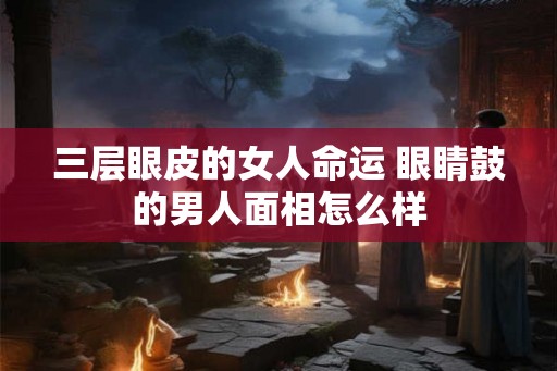 三层眼皮的女人命运 眼睛鼓的男人面相怎么样