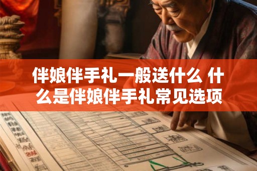 伴娘伴手礼一般送什么 什么是伴娘伴手礼常见选项