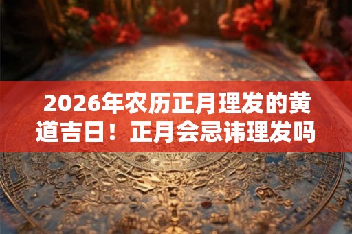 2026年农历正月理发的黄道吉日！正月会忌讳理发吗