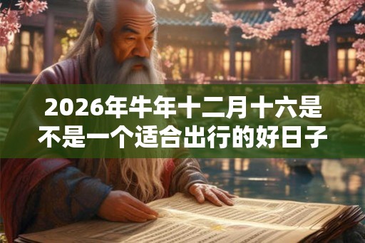 2026年牛年十二月十六是不是一个适合出行的好日子？