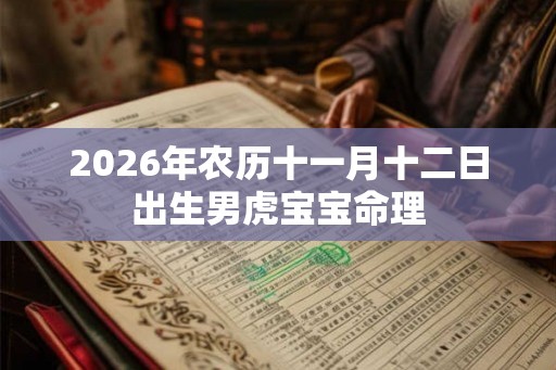 2026年农历十一月十二日出生男虎宝宝命理
