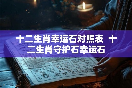 十二生肖幸运石对照表 十二生肖守护石幸运石 十二生肖幸运石对照表 十二生肖守护石幸运石