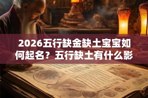 2026五行缺金缺土宝宝如何起名？五行缺土有什么影响？