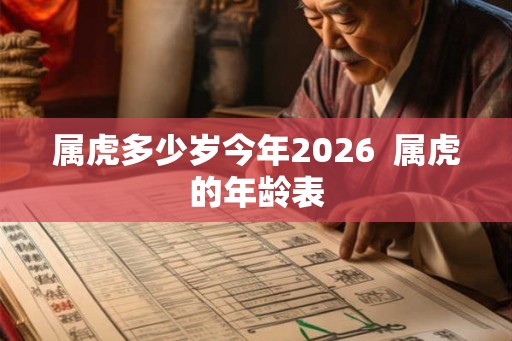 属虎多少岁今年2026  属虎的年龄表