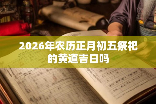 2026年农历正月初五祭祀的黄道吉日吗