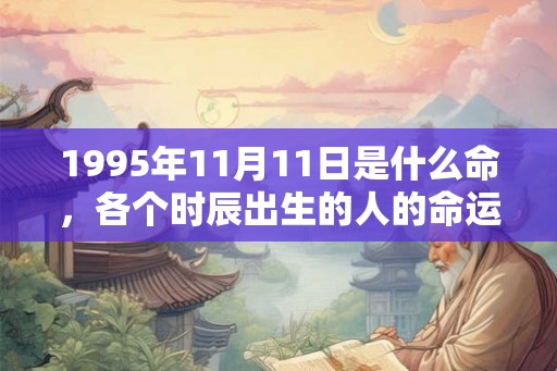 1995年11月11日是什么命,各个时辰出生的人的命运 1995年11月11日是什么命,各个时辰出生的人的命运