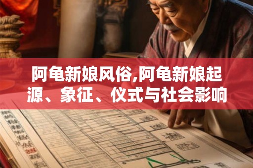 阿龟新娘风俗,阿龟新娘起源、象征、仪式与社会影响 阿龟新娘风俗,阿龟新娘起源、象征、仪式与社会影响