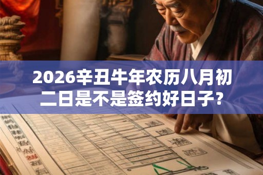 2026辛丑牛年农历八月初二日是不是签约好日子？