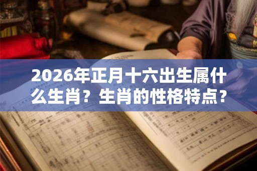 2026年正月十六出生属什么生肖？生肖的性格特点？