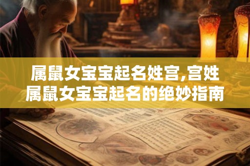 属鼠女宝宝起名姓宫,宫姓属鼠女宝宝起名的绝妙指南