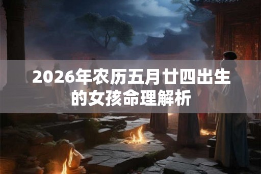 2026年农历五月廿四出生的女孩命理解析