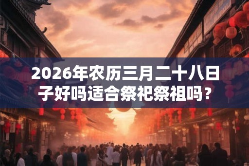 2026年农历三月二十八日子好吗适合祭祀祭祖吗？