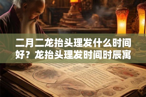 二月二龙抬头理发什么时间好?龙抬头理发时间时辰寓意 二月二龙抬头理发什么时间好?龙抬头理发时间时辰寓意