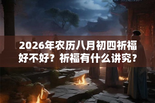 2026年农历八月初四祈福好不好？祈福有什么讲究？