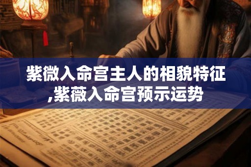 紫微入命宫主人的相貌特征,紫薇入命宫预示运势