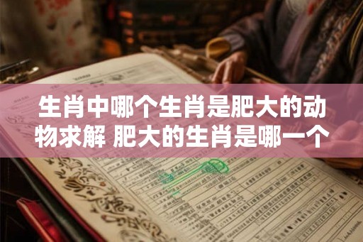 生肖中哪个生肖是肥大的动物求解 肥大的生肖是哪一个？