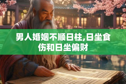 男人婚姻不顺日柱,日坐食伤和日坐偏财