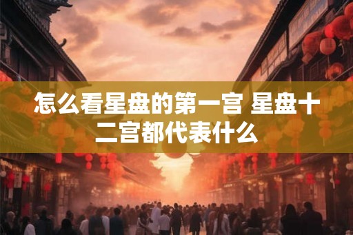 怎么看星盘的第一宫 星盘十二宫都代表什么