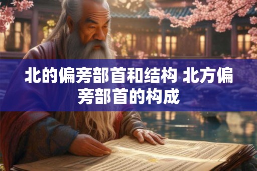 北的偏旁部首和结构 北方偏旁部首的构成