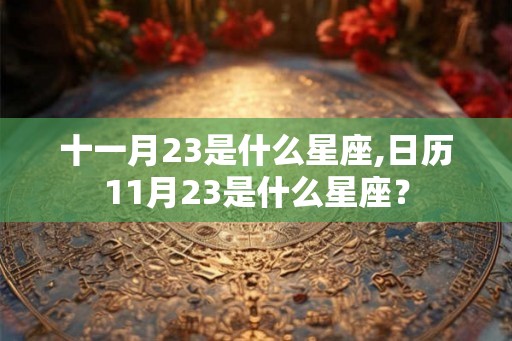 十一月23是什么星座,日历11月23是什么星座？