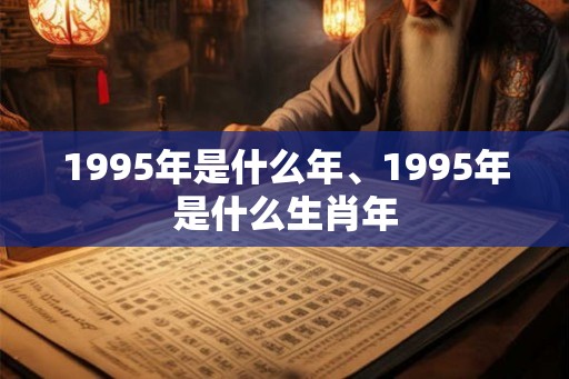 1995年是什么年、1995年是什么生肖年 1995年是什么年、1995年是什么生肖年