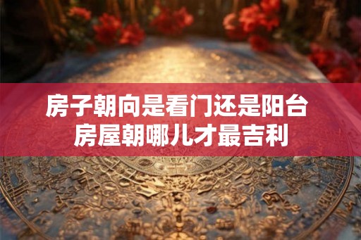 房子朝向是看门还是阳台 房屋朝哪儿才最吉利