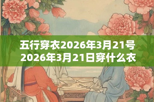 五行穿衣2026年3月21号 2026年3月21日穿什么衣服符合五行理论