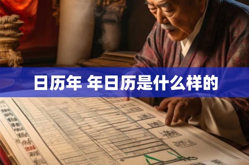 日历年 年日历是什么样的