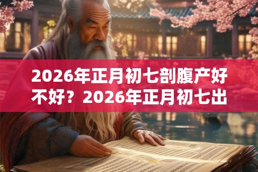 2026年正月初七剖腹产好不好？2026年正月初七出生命运？