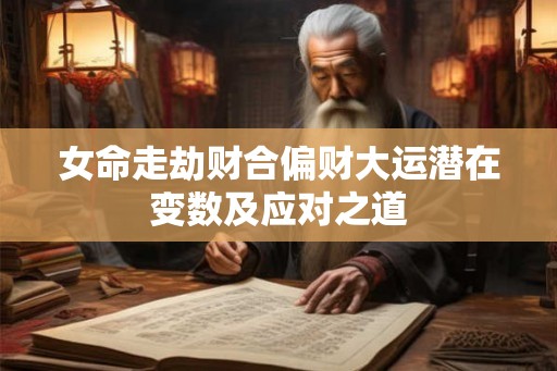 女命走劫财合偏财大运潜在变数及应对之道 女命走劫财合偏财大运潜在变数及应对之道