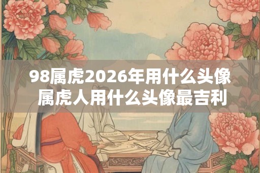 98属虎2026年用什么头像 属虎人用什么头像最吉利 98属虎2026年用什么头像 属虎人用什么头像最吉利